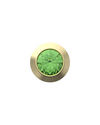 August Birthstone Charm – Peridot Sterling Silver with Gold, White, or Rose Gold Finish