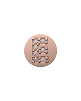 Letter E Initial Charm – Sterling Silver with Gold, White, or Rose Gold Finish