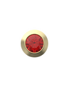 July Birthstone Charm – Ruby Sterling Silver with Gold, White, or Rose Gold Finish