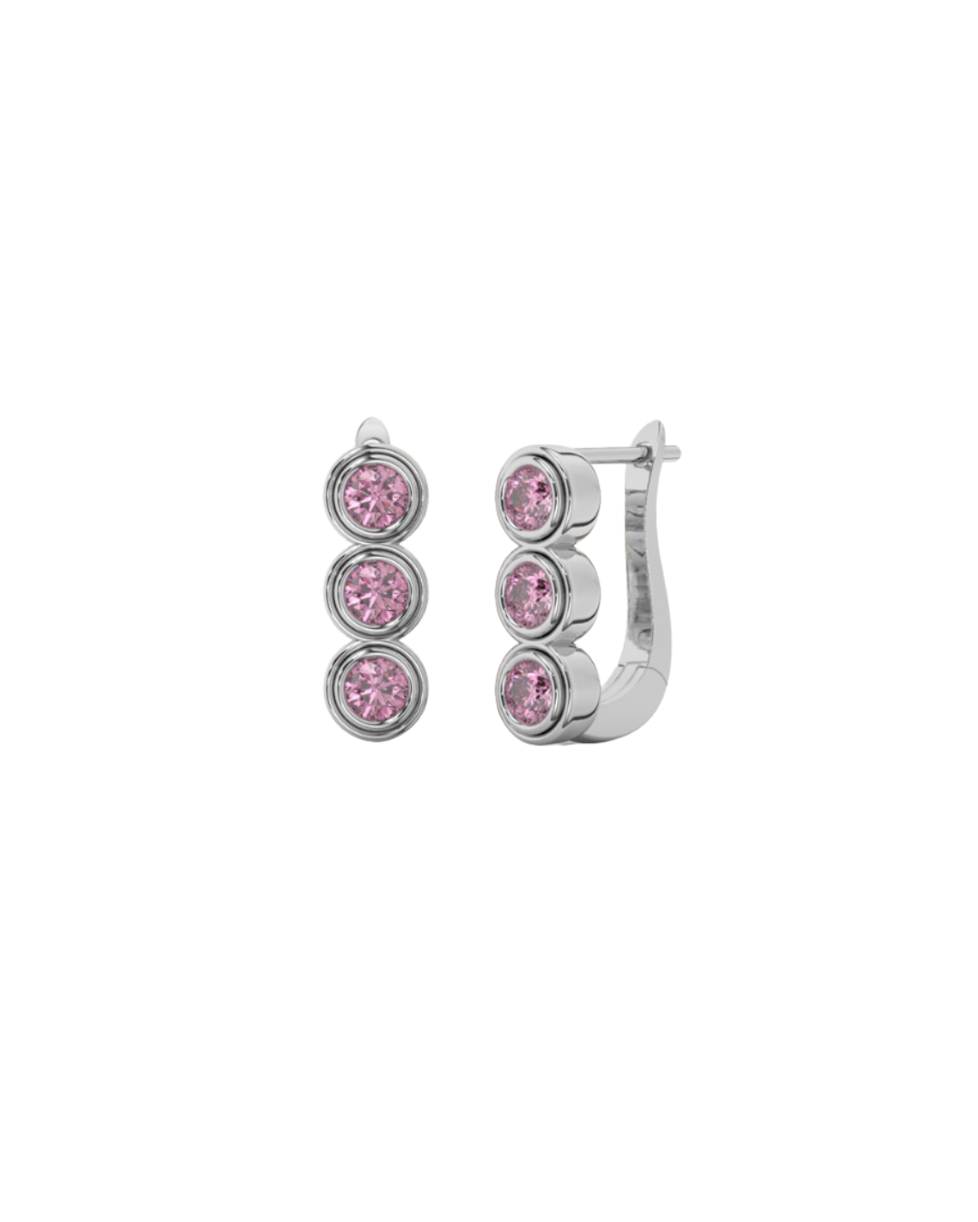 IT Drop Earrings – Interchangeable Personalized Drop Earrings with Birthstone or Initial Stones