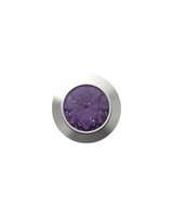 June Birthstone Charm – Alexandrite Sterling Silver with Gold, White, or Rose Gold Finish