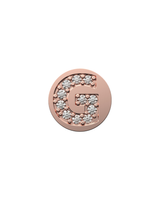 Letter G Initial Charm – Sterling Silver with Gold, White, or Rose Gold Finish