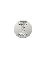 Letter I Initial Charm – Sterling Silver with Gold, White, or Rose Gold Finish