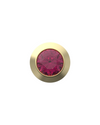 January Birthstone Charm – Garnet Sterling Silver with Gold, White, or Rose Gold Finish