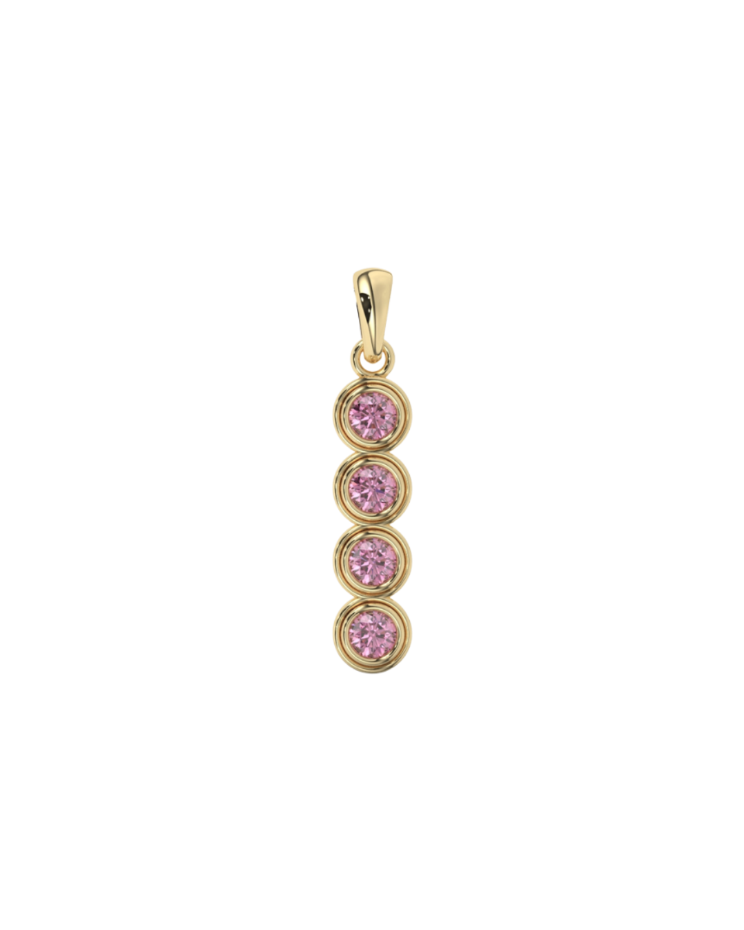 IT Drop Pendant – Interchangeable Personalized Pendant Necklace with Birthstone or Initial Stones