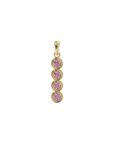 IT Drop Pendant – Interchangeable Personalized Pendant Necklace with Birthstone or Initial Stones