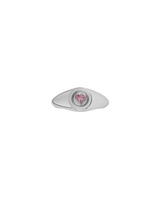 IT Signet Ring – Personalized Sterling Silver Ring with Your Choice of Stone