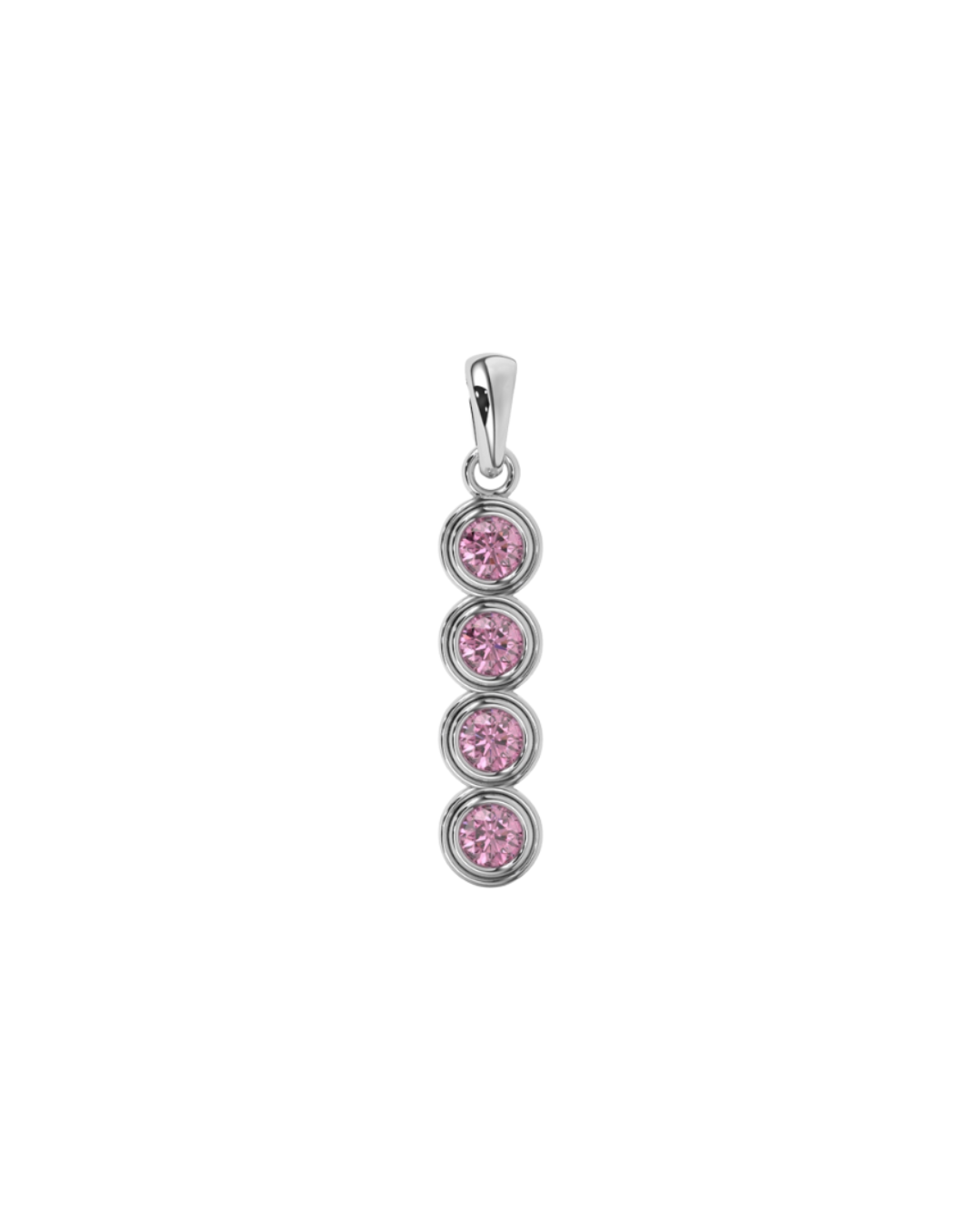 IT Drop Pendant – Interchangeable Personalized Pendant Necklace with Birthstone or Initial Stones