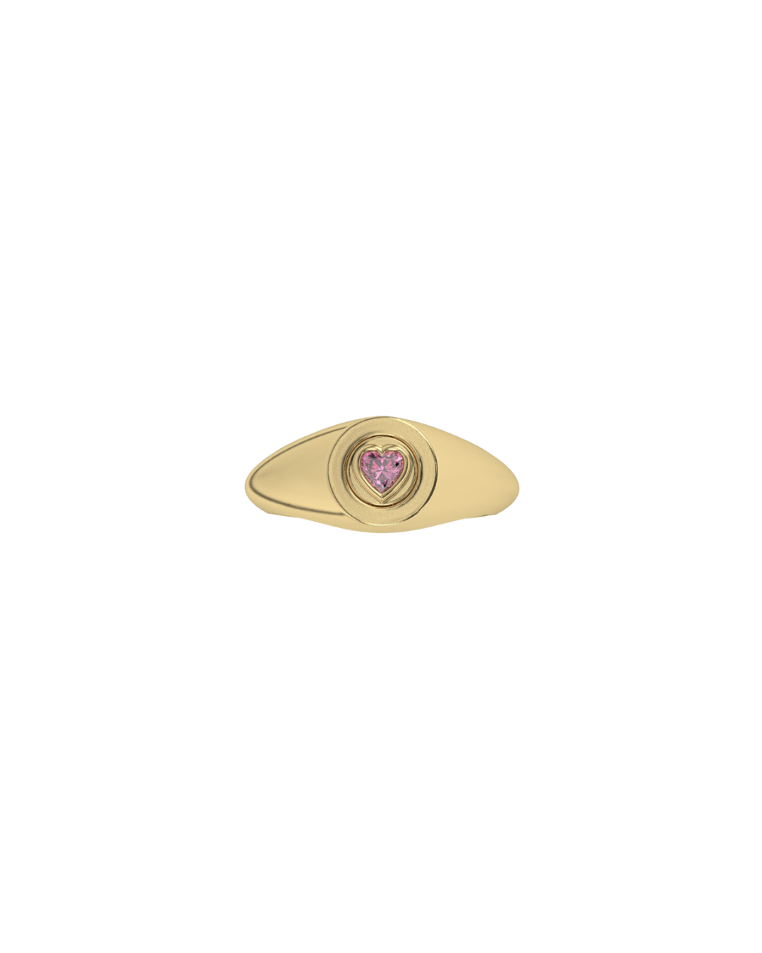 IT Signet Ring – Personalized Sterling Silver Ring with Your Choice of Stone