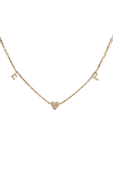 Initial Heart Necklace
