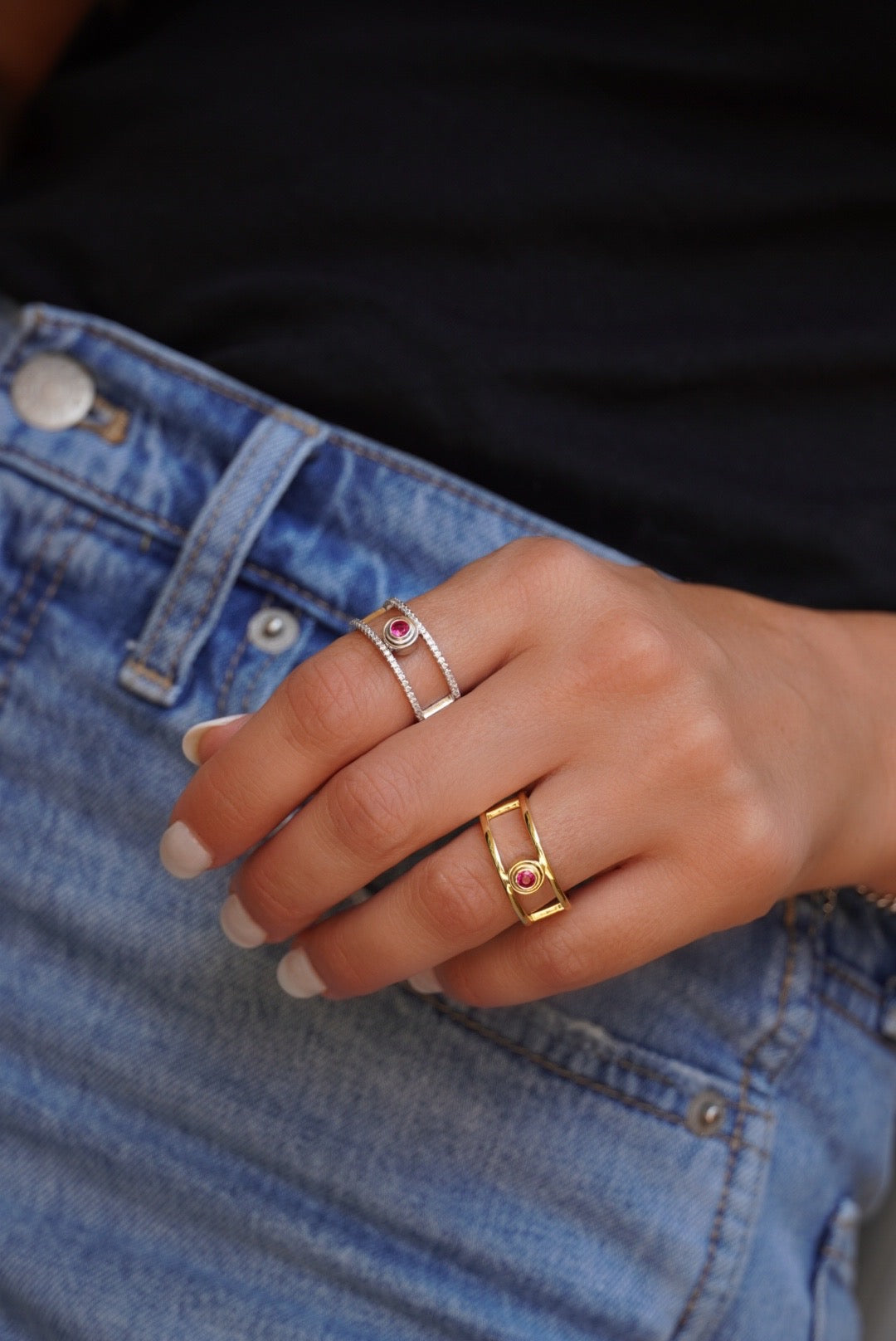 IT Two Face Ring