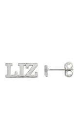 Nameplate Earrings