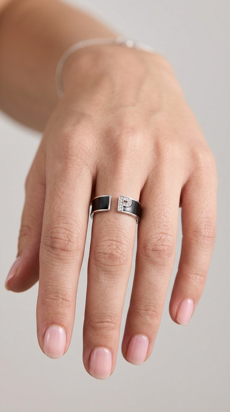 Enamel Initial Ring