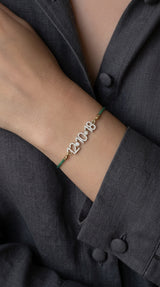 Date on String Bracelet