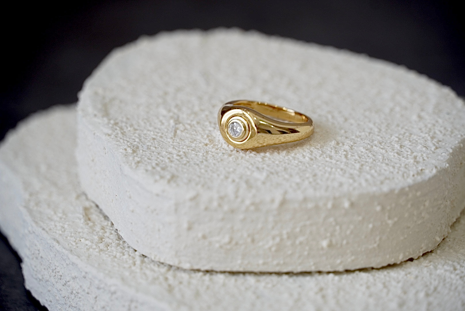 IT Signet Ring – Personalized Sterling Silver Ring with Your Choice of Stone