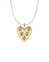 IT Heart Pendant – Personalized Sterling Silver Heart Necklace with Your Choice of Stones