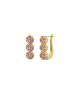 IT Drop Earrings – Interchangeable Personalized Drop Earrings with Birthstone or Initial Stones