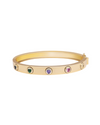 IT Bangle – Personalized Sterling Silver Bangle with Your Choice of Stones