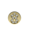 Number 8 Initial Charm – Sterling Silver with Gold, White, or Rose Gold Finish