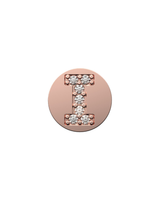 Letter I Initial Charm – Sterling Silver with Gold, White, or Rose Gold Finish