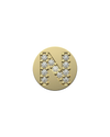Letter N Initial Charm – Sterling Silver with Gold, White, or Rose Gold Finish