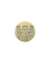 Letter W Initial Charm – Sterling Silver with Gold, White, or Rose Gold Finish
