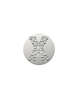 Letter X Initial Charm – Sterling Silver with Gold, White, or Rose Gold Finish