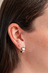 IT Huggies – Personalized Sterling Silver Huggie Hoop Earrings