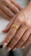 Large Wrap Around Name Ring