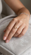 Initial Birthstone Ring