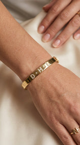 Pave Name Bangle